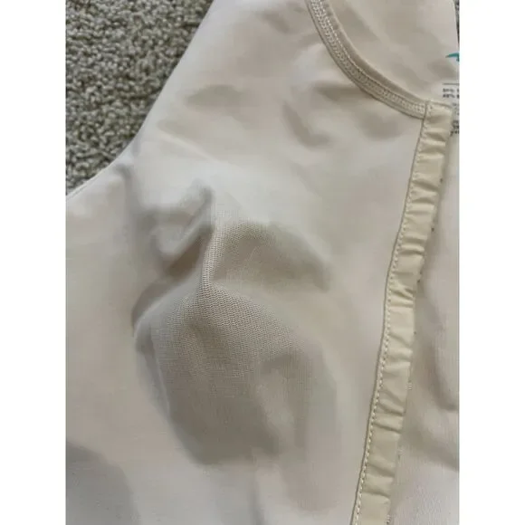 Marena Recovery Post Surgical Compression Beige Vest 3/4 Length Sleeve sz L - Picture 9 of 13